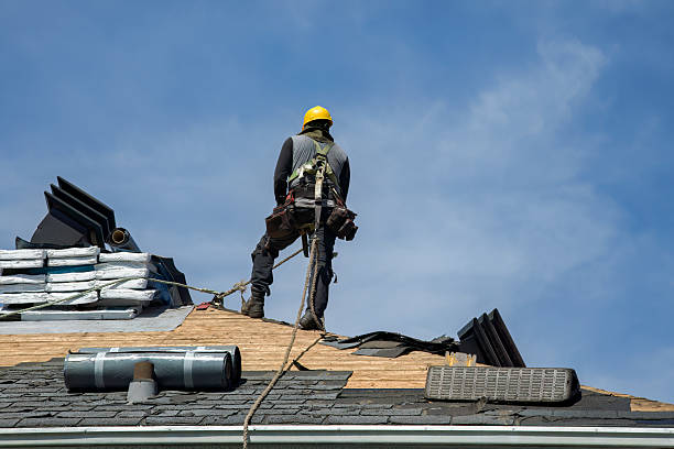 Professional Roof Replacement technician working in Kiahsville, WV